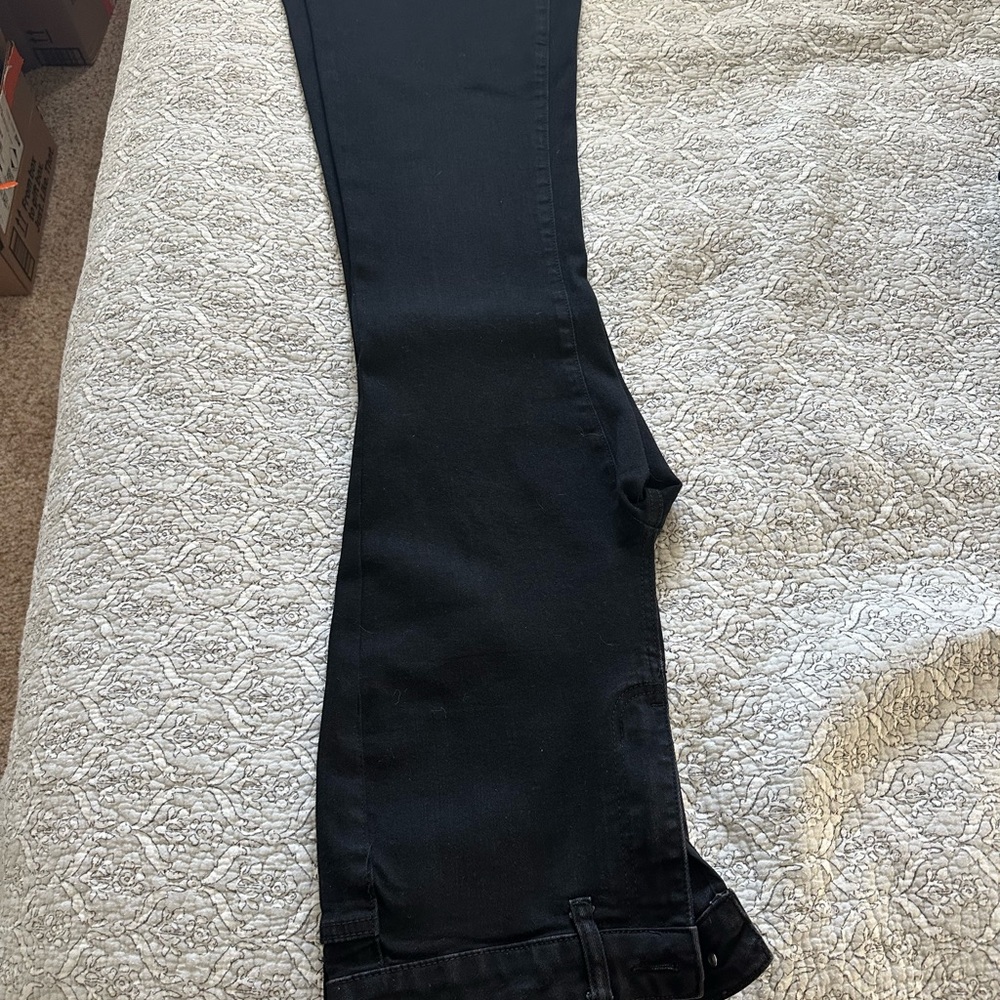 Cider Black Flare Jeans size M(8) - Picture 2 of 7